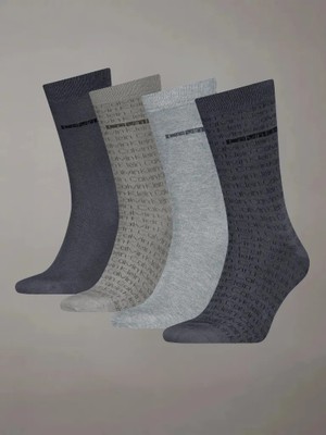 Calvin Klein Calvın Kleın Erkek 4 Lu Çorap 701235980-002