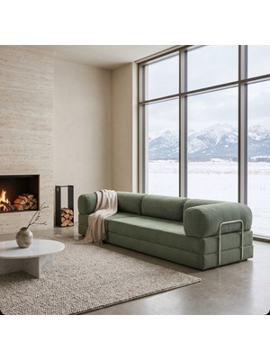 MONAMI Dechome 300 X100 Modüler Sünger Kanepe ve Yatak | 22 Dns | Taşınabilir, Yatak Olabilen |