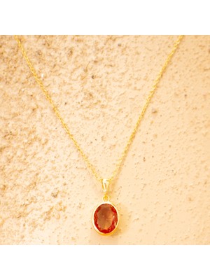 Shine Of Spirit Gümüş Kolye. Zultanit Taşı. (Oval)