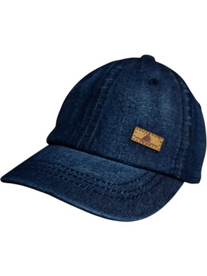 Spteks Kitti 1-3 Yaş Erkek Çocuk Koyu Denim Renk Amblem Figürlü Yazlık Rahat Kep Şapka