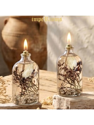 Imperiums Dekoratif Kandil Mum 100 ml Deniz Kabuğu 2'li Set