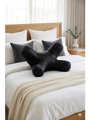 Zeelux Güzellik Yastığı – %100 Ipek Kumaşlı, Pamuk Iç Astarlı Beauty Sleep Pillow, Kırışıklık Önleyici Ergonomik Yüz ve Boyun Destek Yastığı | Sırt Üstü ve Yan Yatanlar Için
