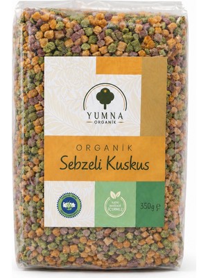 Yumna Organik Organik Sertifikalı Sebzeli Kuskus Vegan 350GR.