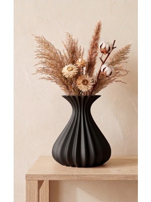 Karerca Vazo Modern Estetik, Dekoratif, Dekoratif Vazo, Bohem, Pla Plastik, 15CM