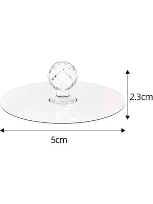 Ozcmax Kristal Görünümlü Tutacak Setti