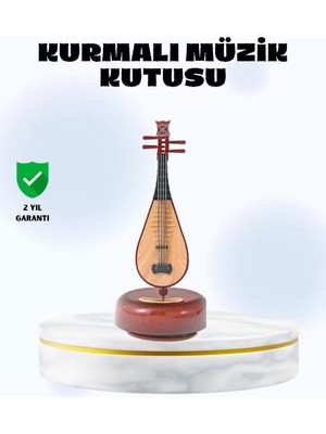 Calperia Enstrüman Şeklinde Müzik Kutusu Lüt Tasarım Melodious Music