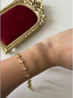 Nevamor Kuzey Yıldızı Gold Bileklik 14K