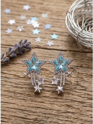 Dükkan Design Taşlı Kuyruklu Yıldız Küpe