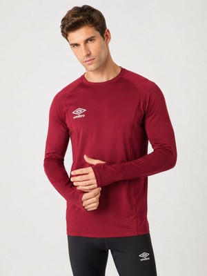 Umbro Von Dry Park Erkek Bordo Uzun Kollu Içlik Antrenman Içliği TC0260