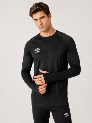 Umbro Von Dry Park Erkek Siyah Uzun Kollu Içlik Antrenman Içliği TC0260