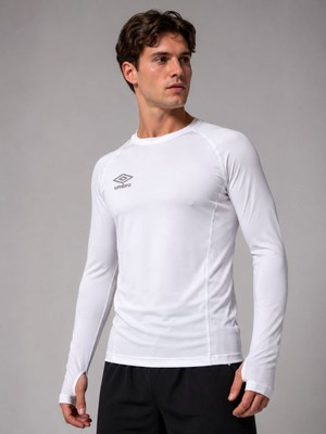 Umbro Von Dry Park Erkek Beyaz Uzun Kollu Içlik Antrenman Içliği TC0260