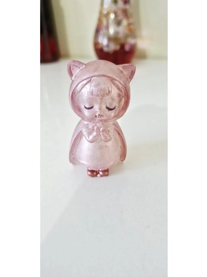 PINAXAR El Yapımı Epoksi Dua Eden Küçük Kız Heykeli 6 cm - Dekoratif Reçine Biblo