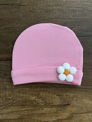 Gülümse Gel Yenidoğan Kız Erkek Bebek 1 Adet Papatya Çiçek Desen Bandana Şapka Başlık Bere