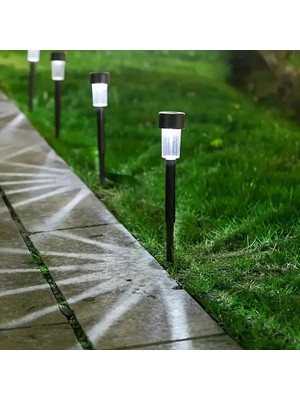 Munico 90 Adet Solar LED Bahçe Lambası Kazıklı Direk Güneş Enerjili Villa Yazlık Bahçe Kış Bahçesi Işık