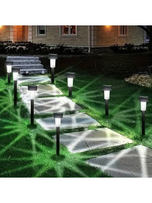 Munico 50  Adet Güneş Enerjili LED Bahçe Aydınlatması Solar Aydınlatma IP44 Su Geçirmez Işık Seti A++ Güç