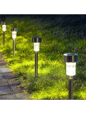 Munico 70 Parça Solar Bahçe Lambası Set Direk Aydınlatma Güneş Enerjili LED Işık, Su Geçirmez, Dış Mekan