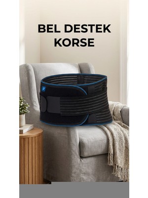 Ayarlanabilir Nefes Alabilir Ortopedik Bel Destekli Çalışma Korsesi Unisex TKNPX-4342