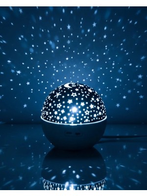 Çocuk ve Yetişkinler Için Yıldız Projektör Gece Işığı TKNPX-4342
