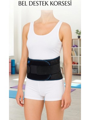 Ayarlanabilir Ortopedik Unisex Bel Destekli Çalışma Korsesi TKNPX-4342