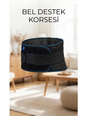 Unisex Ayarlanabilir Nefes Alabilir Ortopedik Bel Destekli Çalışma Korsesi TKNPX-4342