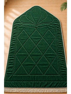 Ortopedik Diz Ağrıtmayan Kapitone Hediyelik Çeyizlik Seccade 1cm Sünger 65 x 120 Ebat