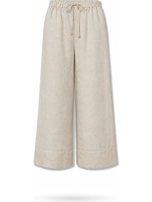 5in1Canpolat Naturel %100 Keten Lino Pantolon