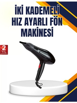 Calperia Soğuk Üfleme Özellikli 2200W Profesyonel Fön Makinesi