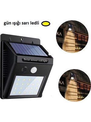 Calperia Hareket Sensörlü Güneş Enerjili Lamba 20 LED