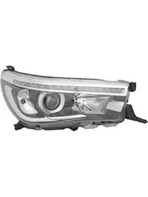 Parcaworld 811100K691 Ile Uyumlu TOY10HL044 Toyota Hılux On Far Elektrık Motoyota LED Merceklı Sag 2016-