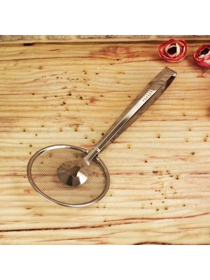 Hereveoyuncak Çok Amaçlı Süzgeçli Paslanmaz Metal Haşlama ve Kızaartma Maşası