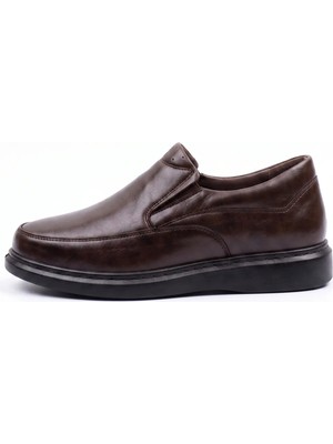 Sj Shop Erkek Koyu Kahverengi Günlük Rahat Loafer Ayakkabı Loafer