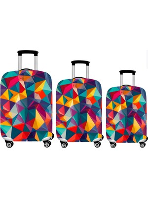 3lü Set Büyük Orta Kabin Boy Valiz Bavul Koruyucu Kılıfı 1 Smart Travel 3lü Set Büyük Orta Kabin Boy Valiz Bavul Koruyucu Kılıfı