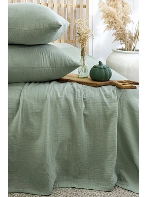 Layan Home %100 Pamuk 2 Katlı Müslin Tek Kişilik Çarşaf Seti – 160×240