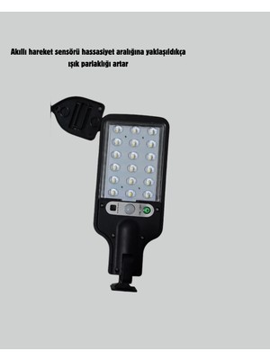 Yazline Global STL616 Sensörlü Solar Sokak Lambası