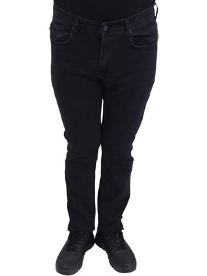 Hacker Denim Hacker Fistan Store Erkek Yüksek Bel Normal Kesim Boru Paça Jean Pantolon
