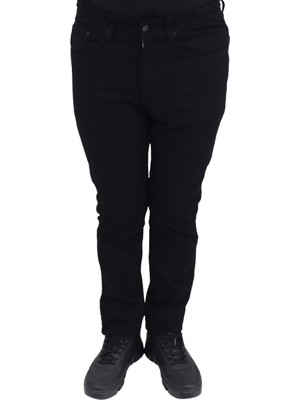 Hacker Denim Hacker Fistan Store Erkek Yüksek Bel Normal Kesim Boru Paça Jean Pantolon