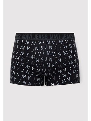 Mavi MVJNS Baskılı Siyah Boxer 0912488-900