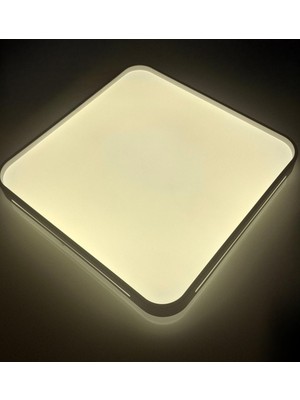 Sıva Üstü LED Panel 24W Dekoratif Armatür Beyaz Çerceve(Gün Işığı 400K) 33X33