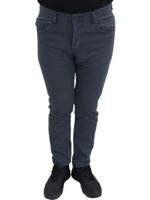 Hacker Fistan Store Erkek Yeşil Yüksek Bel Normal Kesim Dar Paça Jean Pantolon