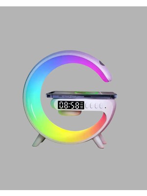 Zenvia Akıllı Uyku Lambası Gündoğumu Alarmı Kablosuz Şarj ve Müzik Çalar
