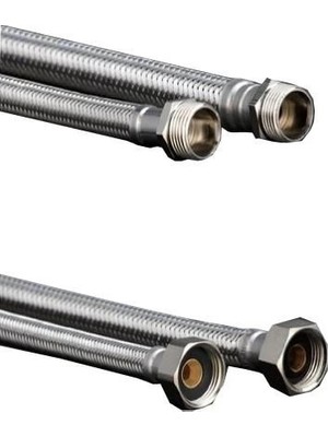 Zenvia Mey Ithalat® 1/2x1/2 Nipelli Flex Hortum 70 cm