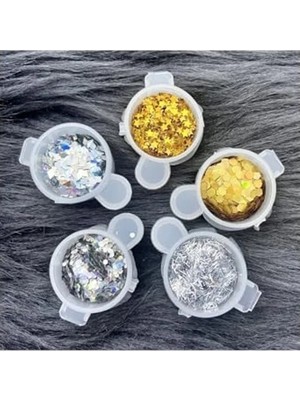 Esranın Dünyası Reçine Sim & Glitter Seti, Mum, Beton, Süs & Glitter E1