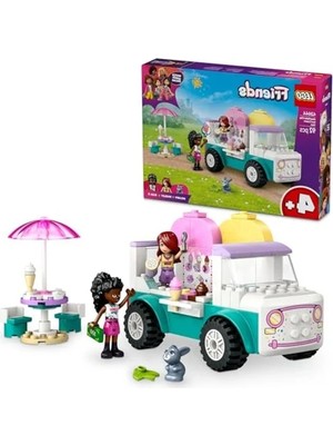 Esranın Dünyası LEGO Friends Heartlake City Dondurma Kamyonu 42644-4 Yaş ve Üzeri Kız ve Erkek Çocukları Için Mini Bebek Içeren Yaratıcı Oyuncak Yapım Seti, Doğum Günü Hediyesi (92 Parça)