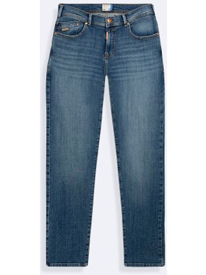 LTB New Dıego x Dar Paça Orta Bel Mid Indigo Jean Pantolon
