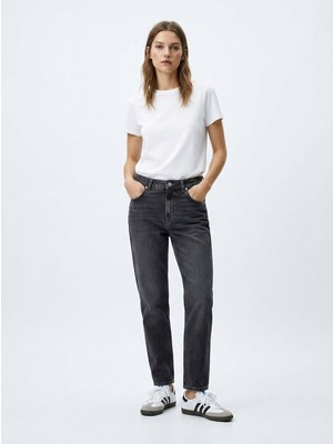 LTB Rebecca Dar Paça Orta Bel Mid Indigo Jean Pantolon