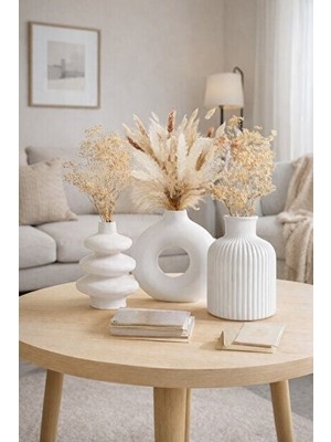 Teknoartshop Iskandinav Tarzı Bohem 3'lü Vazo