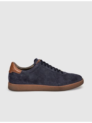 Cabani Hakiki Dana Deri Laci Süet Erkek Sneaker Ayakkabı