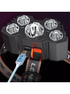 Selfbuysell 150W 5 LED Ultra Güçlü Kafa Lambası