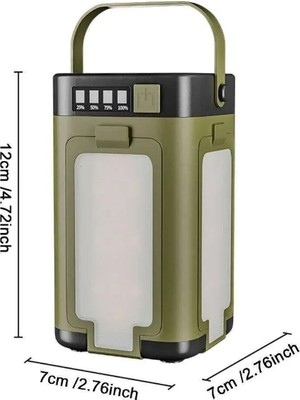 Selfbuysell Katlanabilir Yonca LED Projektör Kamp Lambası