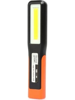 Esranın Dünyası Mıknatıslı Ikaz Lambası Çalışma Oto Tar Kamp Lambası Cob LED El Feneri Şarjlı